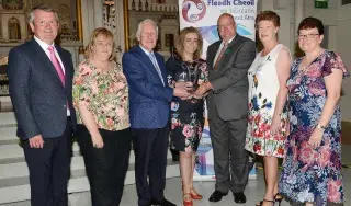 Dr Adele Commins, DkIT, acknowledged for promoting Irish language