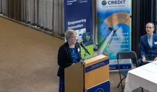 Dr Breda Brennan opening the event