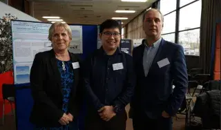 Dr Breda Brennan, Wai Hong Keet and Robert McCrave at the Energy, Climate, and Natural Resources event