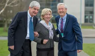 Pictured at the event from L-R are Rodd Bond, director NetwellCASALA, Breda Malone, older person and Martin Curley, (new) CIO HSE. Picture Ciara Wilkinson