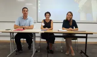 Closing Plenary Panel invited members (l-r) Dr. Daniel Faas, Trinity College, Dublin; Dr. Bernadette Brereton, DkIT; Dr. Adriana Aubert-Simon, University of Barcelona