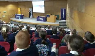 Students attending the Engineer's Week XX Factor Show