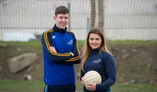 DkIT Sports Scholar, Eunan Walsh and Colleen McKenna