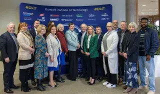 Staff involved in FE Pathways Signing