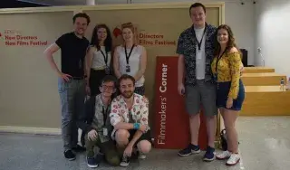 Students who attended the FEST Film Festival in Portugal