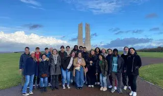 Business students trip to France