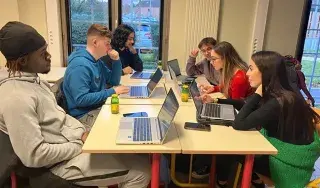 Business students trip to France