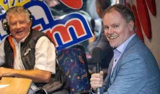 Garrett Duffy at LMFM Roadcaster