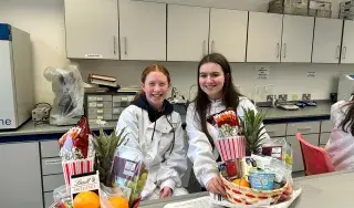 Germ Lab students