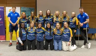 Girls Team at BearingPoint Future Stars awards ceremony