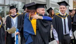 Class reunions at DkIT Graduation 2019.