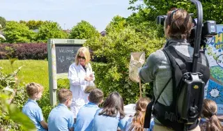 H20 Heroes team at St Oliver Plunkett's NS Blackrock with Nationwide