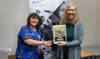 Mollie Newman: Outstanding Contribution to Film Research with lecturer