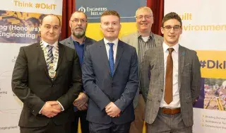 Peter Rice Awards 2019 Judging Panel and Dr Tom Dooley, Head of School of Engineering at DkIT