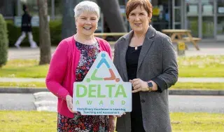 Brianain Erraught, Head of the Department of Hospitality Studies with Hospitality Lecturer Maria Roddy-Freyne