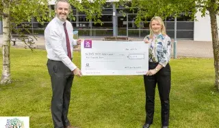 Stuart Agnew (Dundalk Credit Union) and Grace McArdle (Rape Crisis North East)