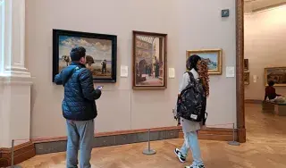 International Music School - visiting the national gallery