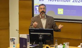 Keynote speaker Thomas Tobin