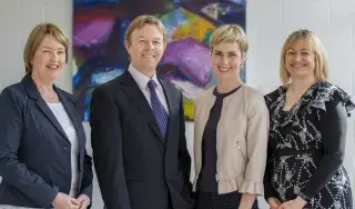 Lifelong Learning Team at DkIT (R-L): Carmel Leech; Anton Barret; Karen English McCrystal; Jane Daly-Russell