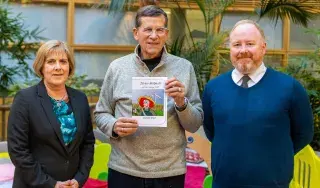 Dr. Breda Brennan, Head of School of Engineering, Larry Staudt,  Dr Paul MacArtain, Acting Head of Dept of Electronic and Mechanical Engineering
