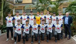Team Photo with David Rogers from Ganson