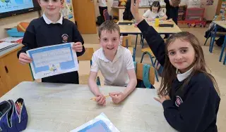 DkIT Maths Week at St Mary's NS, Knockbridge