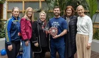Members of the School of Health and Science which was named 'DkIT's Fittest School'