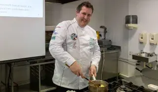 Executive Chef Gareth Carberry from Inchydoney Island Lodge and Spa at Sustainable Living