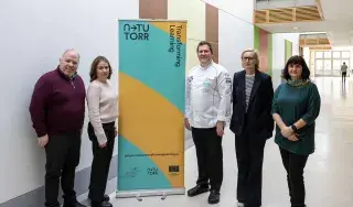 Dr Kevin Burns, Nora Sullivan, Gareth Carberry, Rosemary Leonard, Dr Moira Maguire