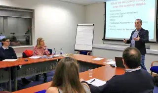 Class commences at the Launch of the New DkIT Lean Six Sigma Part-Time Courses at Cavan Innovation & Technology Centre.