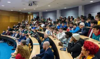 Lecture theatre for key talk from Dr Niamh Shaw