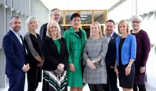DkIT Staff with Guest Speakers, Neven Maguire and Madeline Riley at 'Succeeding in Business' Seminar 2019