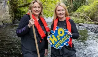 Dr Caroline Gilleran Stephens and Dr Suzanne Linnane from H2O Heroes