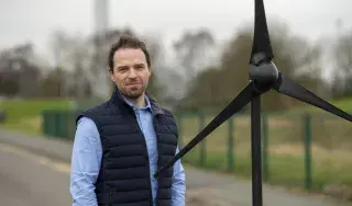 Dr Fergal O’Rourke, Senior Researcher at the Centre of Renewables and Energy at DkIT welcomes region's first Technology Gateway which will be installed at DKIT