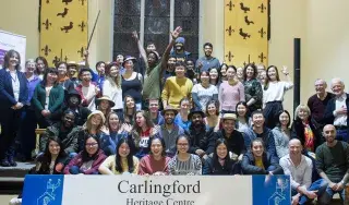 Our Erasmus and International students pictured at the International Erasmus Day celebrations