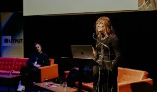Speakers at Output Music Conference. Photo Credit Ciara McMullan