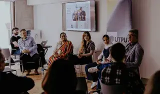 A panel at Output Music Conference. Photo Credit Ciara McMullan