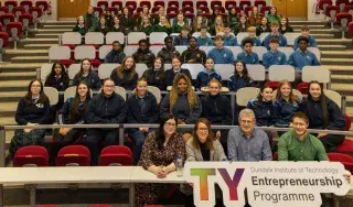 Participants in DkIT's TY Entrepreneurship Programme