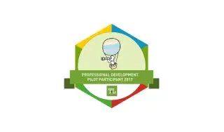 Professional Development Pilot Participant 2017 Badge