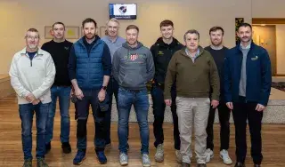 The first cohort of electricians and testers on the QC course at DkIT with Gerard Galligan, Head of Section Electrical & Motor Trades