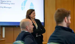 Elaine Cunniffe Faciliating Graduate Session