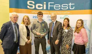 Professor Tom Collins, Dr Edel Healy, Conor King Patrician High School, George Porter, Dr Gillian Lambe, Dr Siobhan Jordan