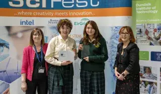 Shelia Porter, Scifest, Loreto Secondary School, Co. Dublin, Aisling Ní Aonghusa, Grace Allen, Fiona Lawless