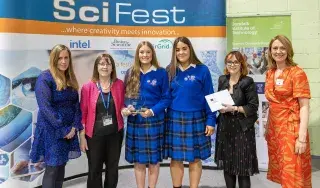 Dr Siobhan Jordan, DkIT, Shelia Porter, Scifest, Mya Doocey, Mia Galligan, St Joseph's Secondary School Navan, Dr Fiona Lawless, Dr Edel Healy