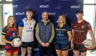 Mia Duffy (DkIT/Louth LGFA), Christopher O’Neill (DkIT/Louth GAA) Billy Curran (ControlSoft), Caitlin O’Reilly (DkIT/Louth LGFA), Conor Clarke (DkIT/Louth GAA)