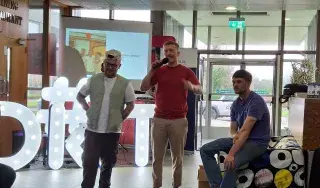 The Mo Chara Team at the Student Inc. event