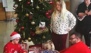 Students also performed a number of scenes that reflected their experiences of Christmas