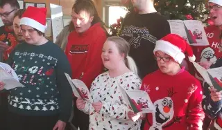 Students from the Certificate in Skills for Independent Living bring festive spirit to DkIT