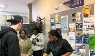 Students got a chance to try authentic Jamaican food as part of Black History Month organised by DkIT's Students' Union