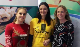 Students pictured with representatives from the HSE who exhibited at the Careers Fair